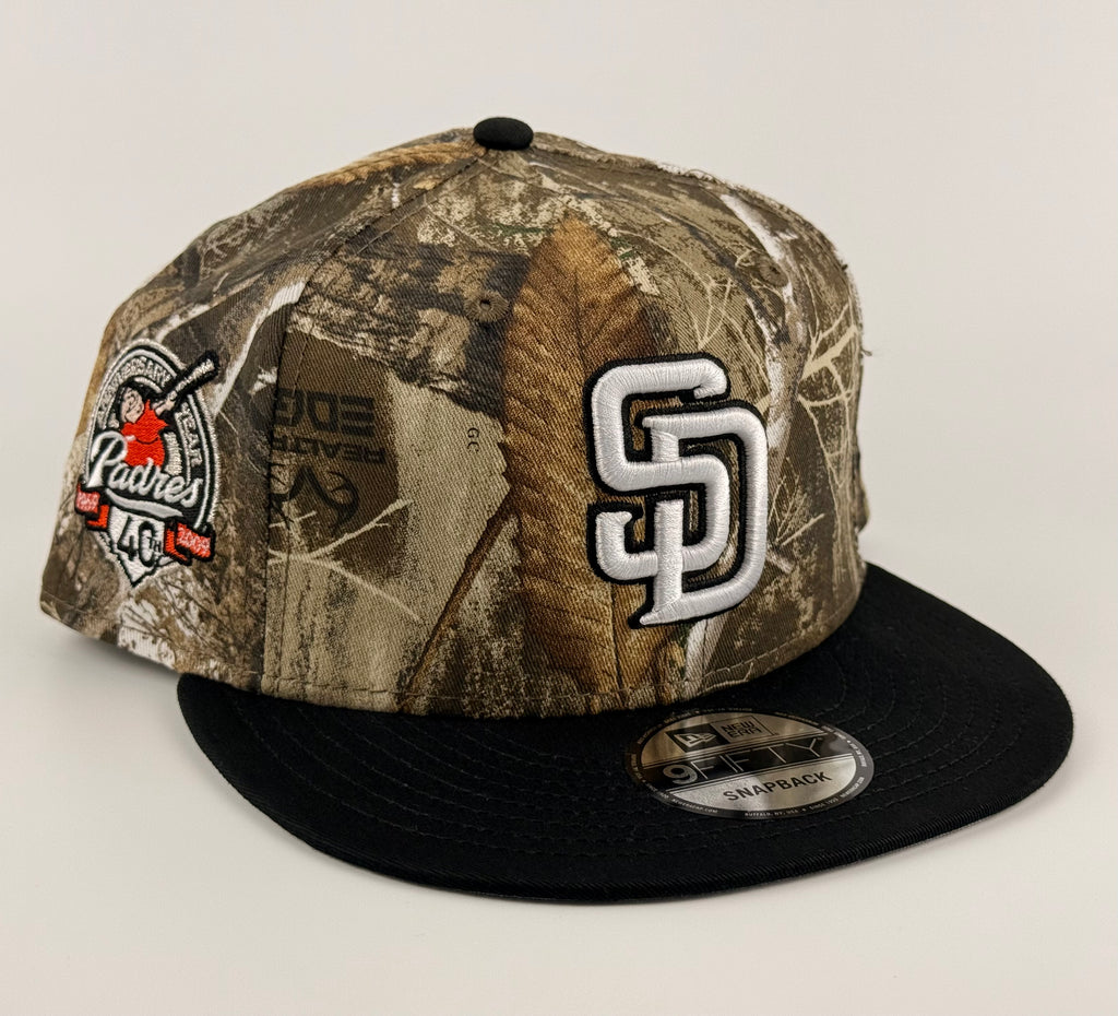San Diego Padres New Era 950 Snapback Real Tree Camo