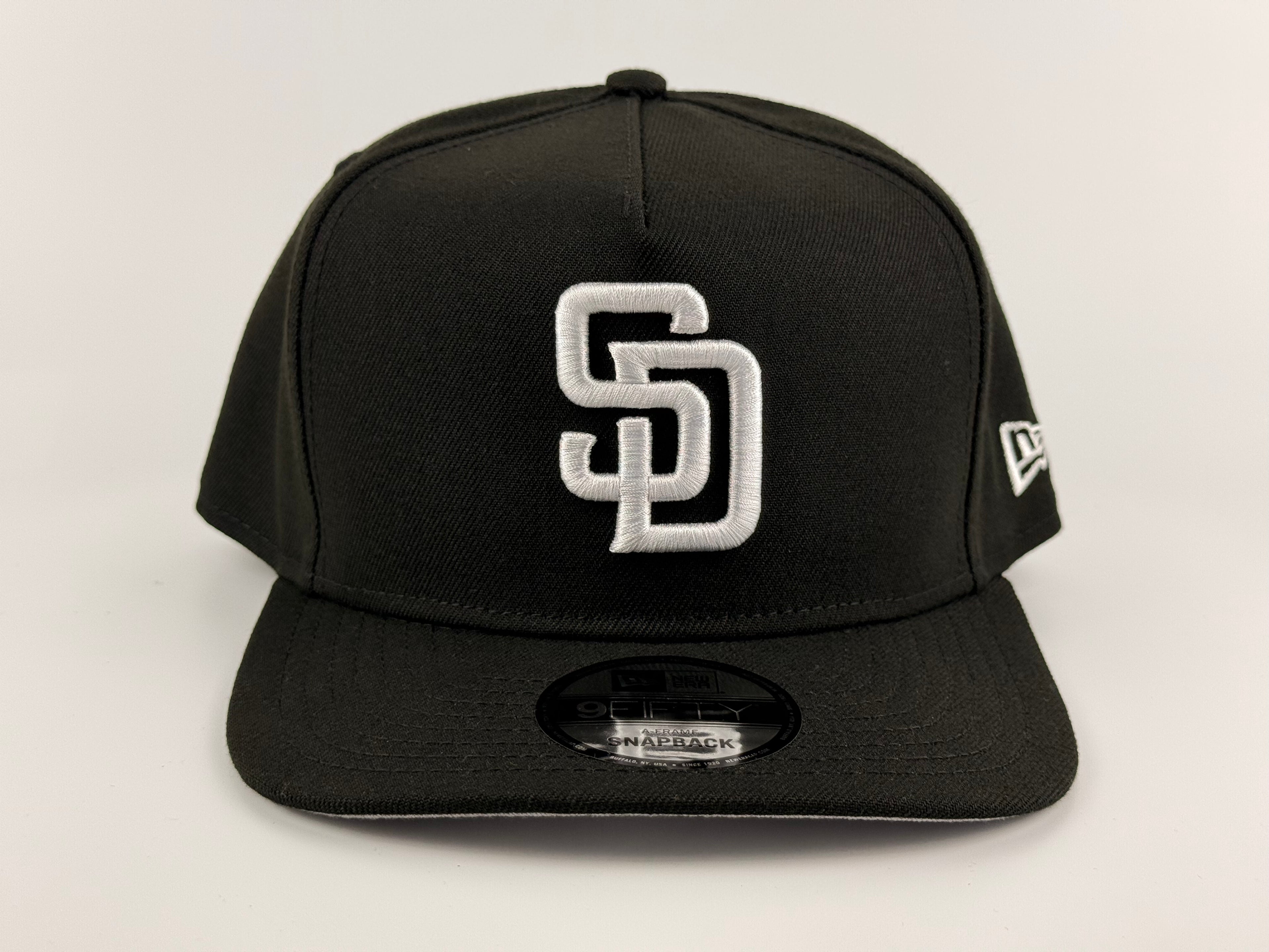 San Diego Padres New Era 950 A-Frame Snapback Black