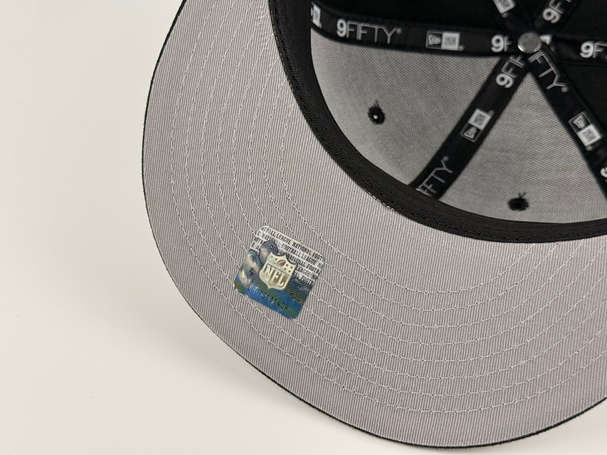 Las Vegas Raiders New Era 950 Snapback Black LV Side Patch