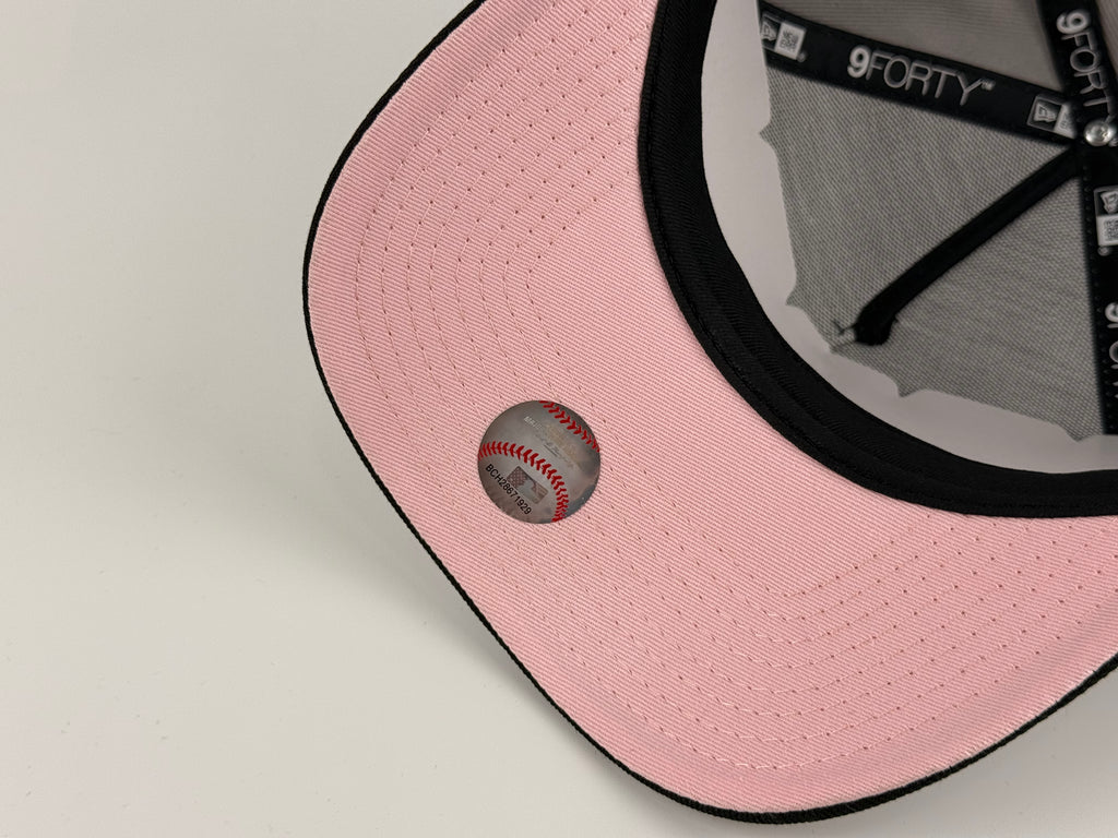 San Diego Padres Swinging Friar New Era A-Frame Adjustable Cap Gray Crown/Black Visor