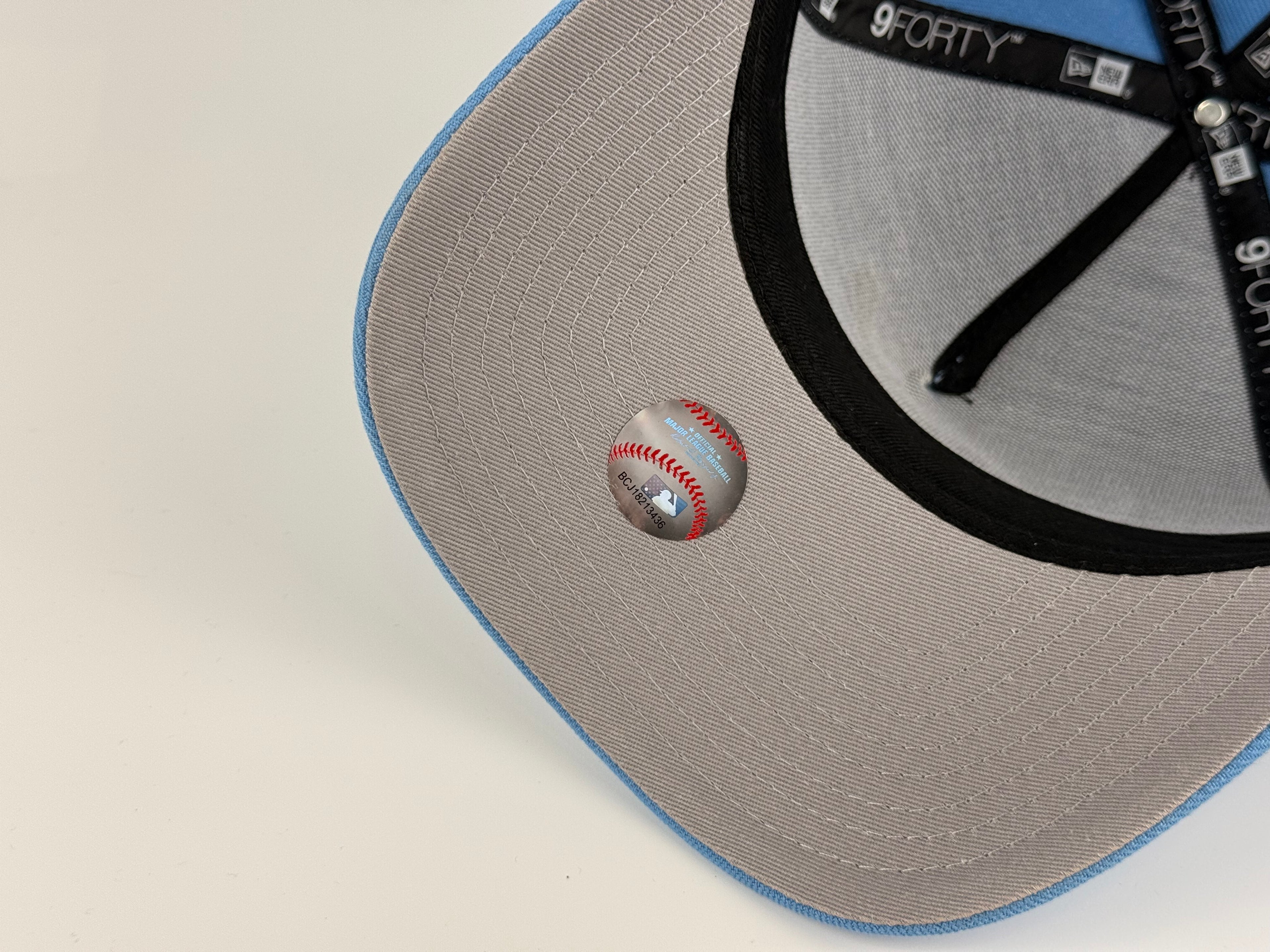 San Diego Padres Swinging Friar New Era 940 A-Frame Adjustable Cap Sky Blue