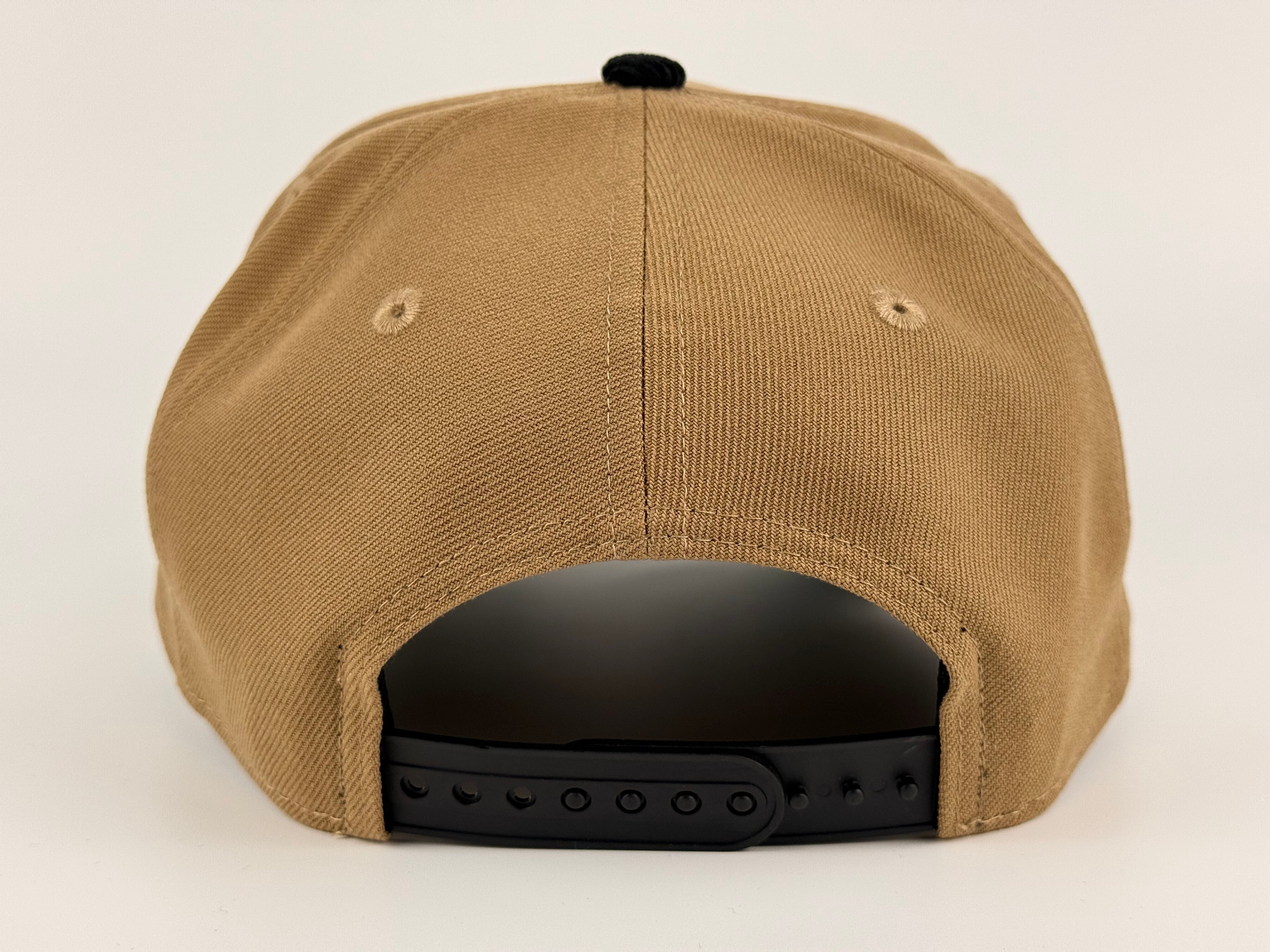 San Diego Padres New Era 940 A-Frame Adjustable Khaki Crown/Black Corduroy Visor 1998 WS Side Patch