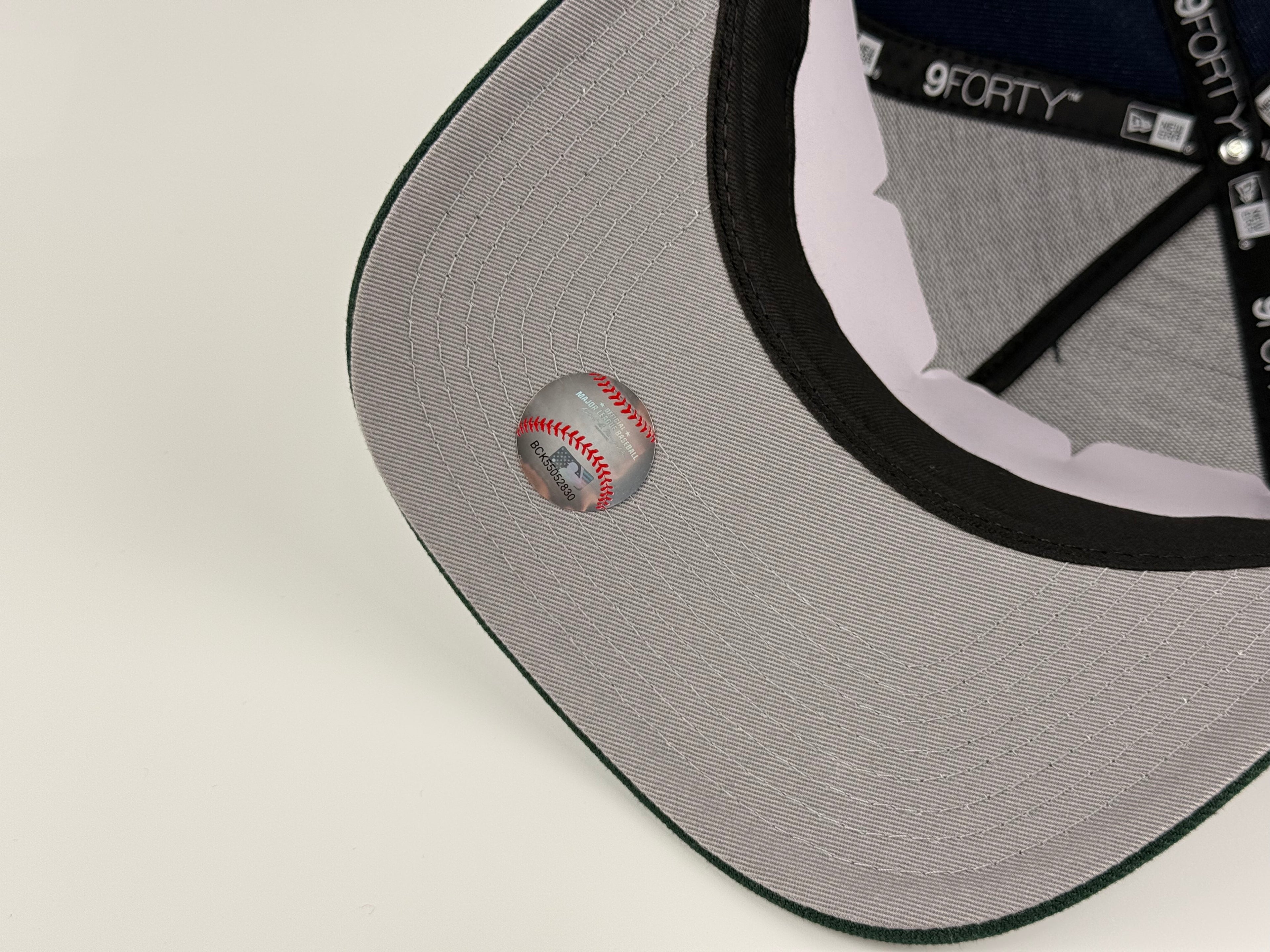 Florida Marlins New Era A-Frame Adjustable Cap Navy Blue Crown/Green Visor 10th Anniversary Side Patch