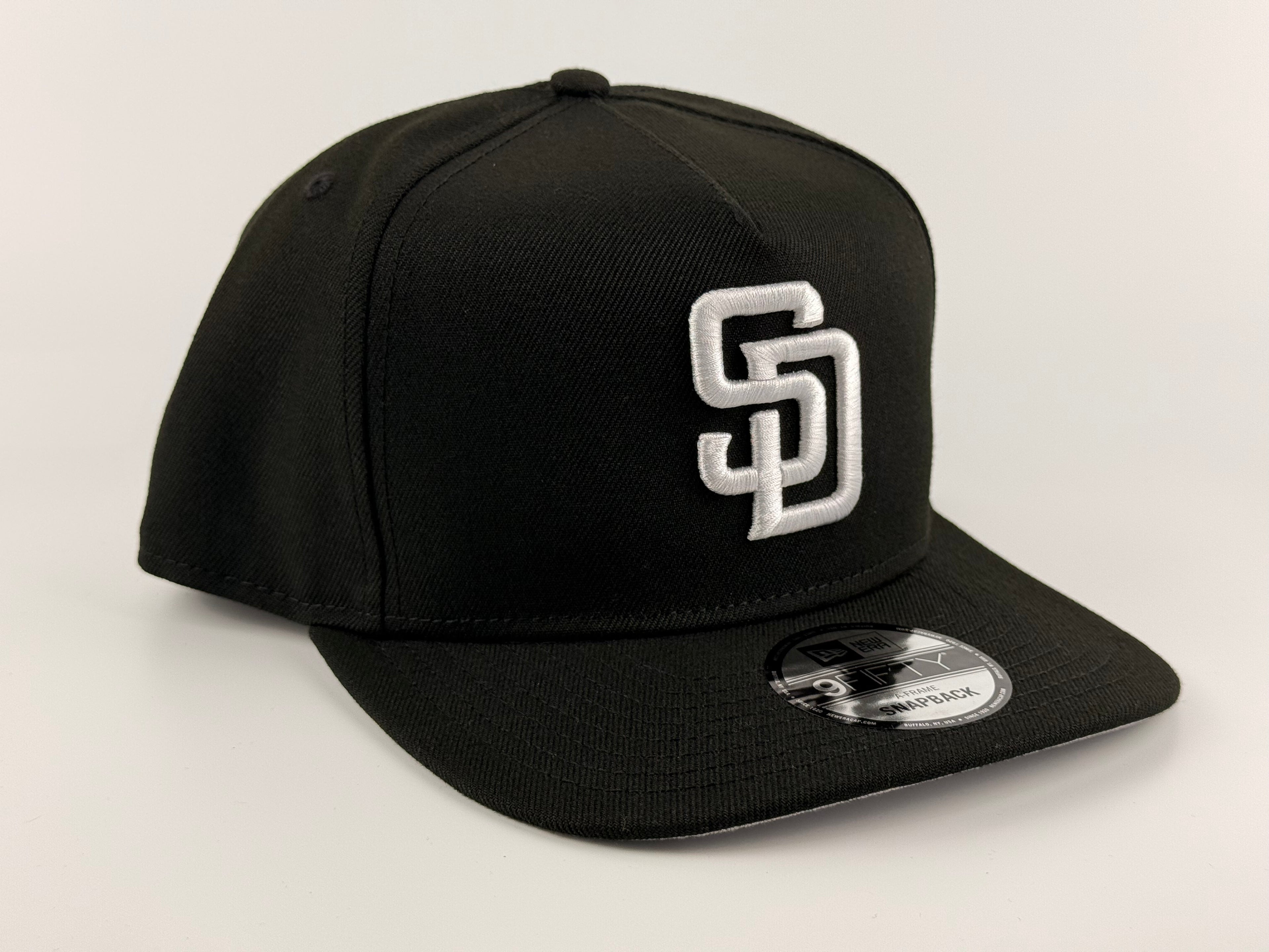 San Diego Padres New Era 950 A-Frame Snapback Black