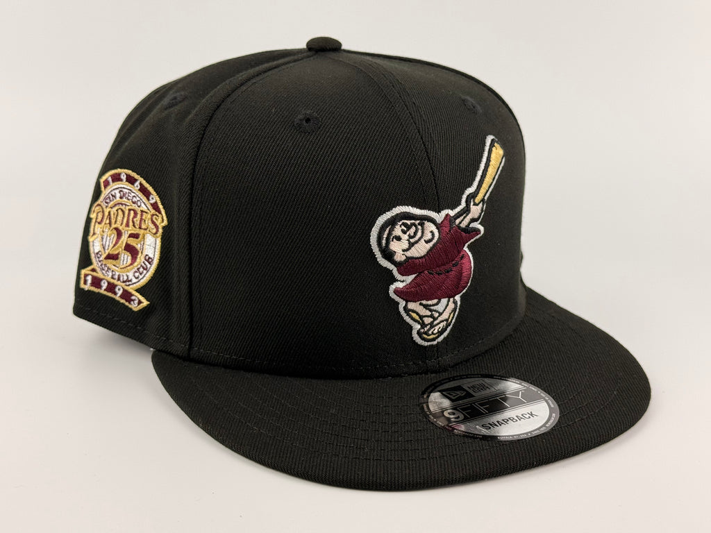 San Diego Padres Swinging Friar New Era 950 Snapback Black