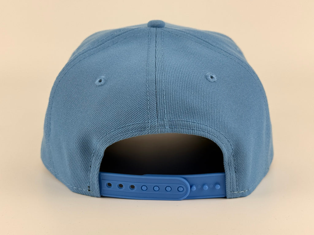 San Diego Padres Swinging Friar New Era 940 A-Frame Adjustable Cap Sky Blue