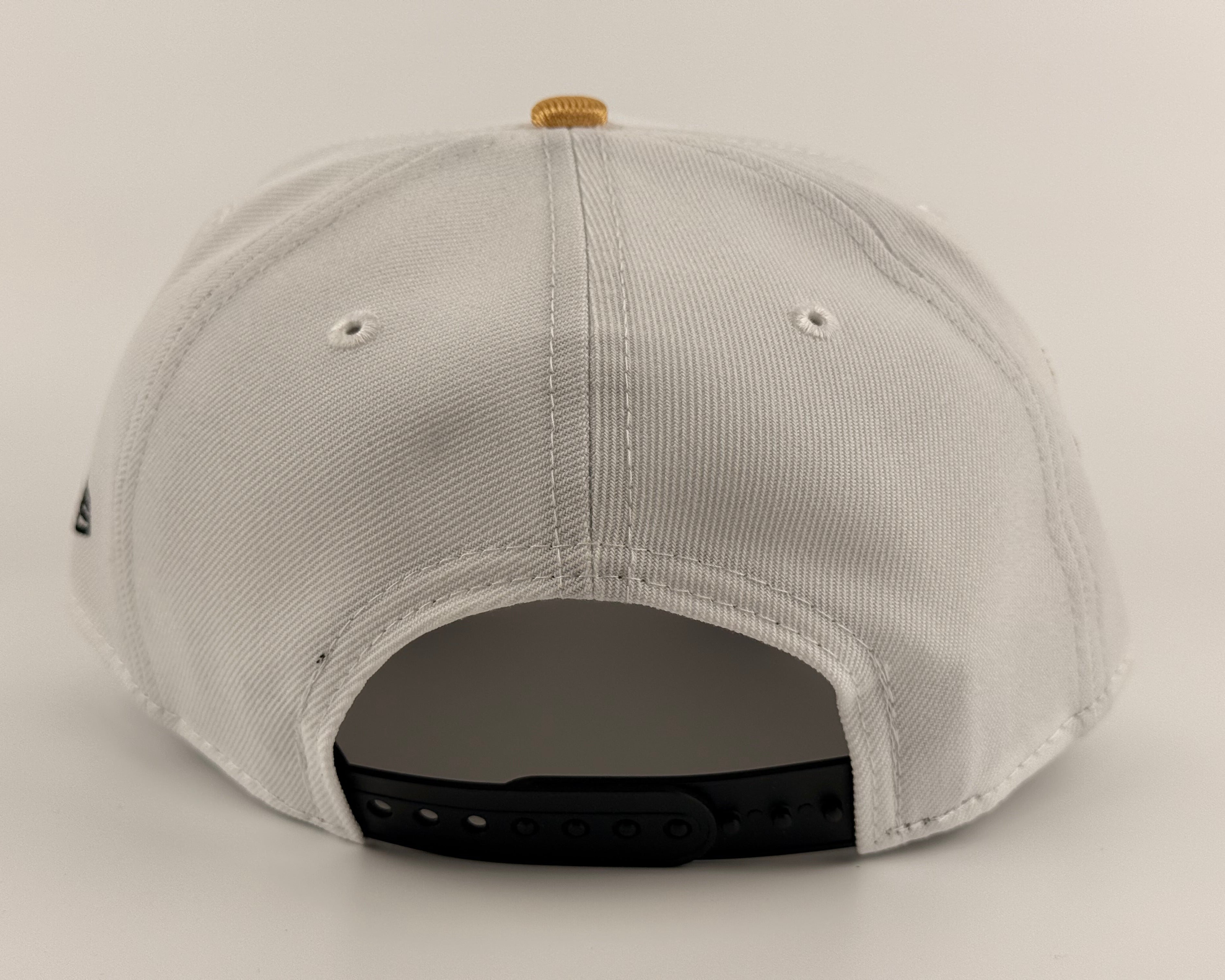 San Diego Padres New Era 940 A-Frame Snapback White Crown/Black Visor