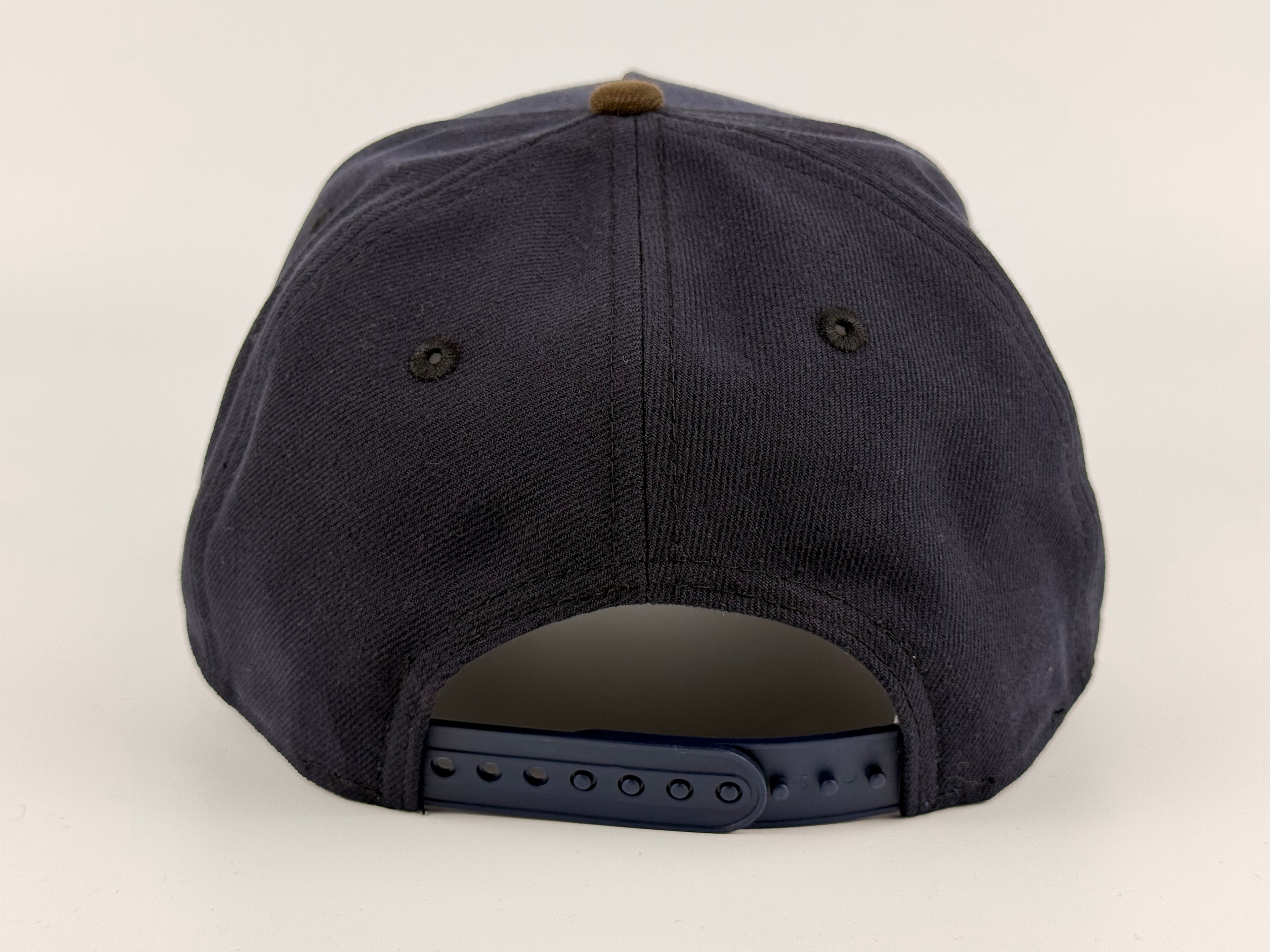 San Diego Padres New Era 940 A-Frame Snapback Navy Blue Crown/Brown Visor