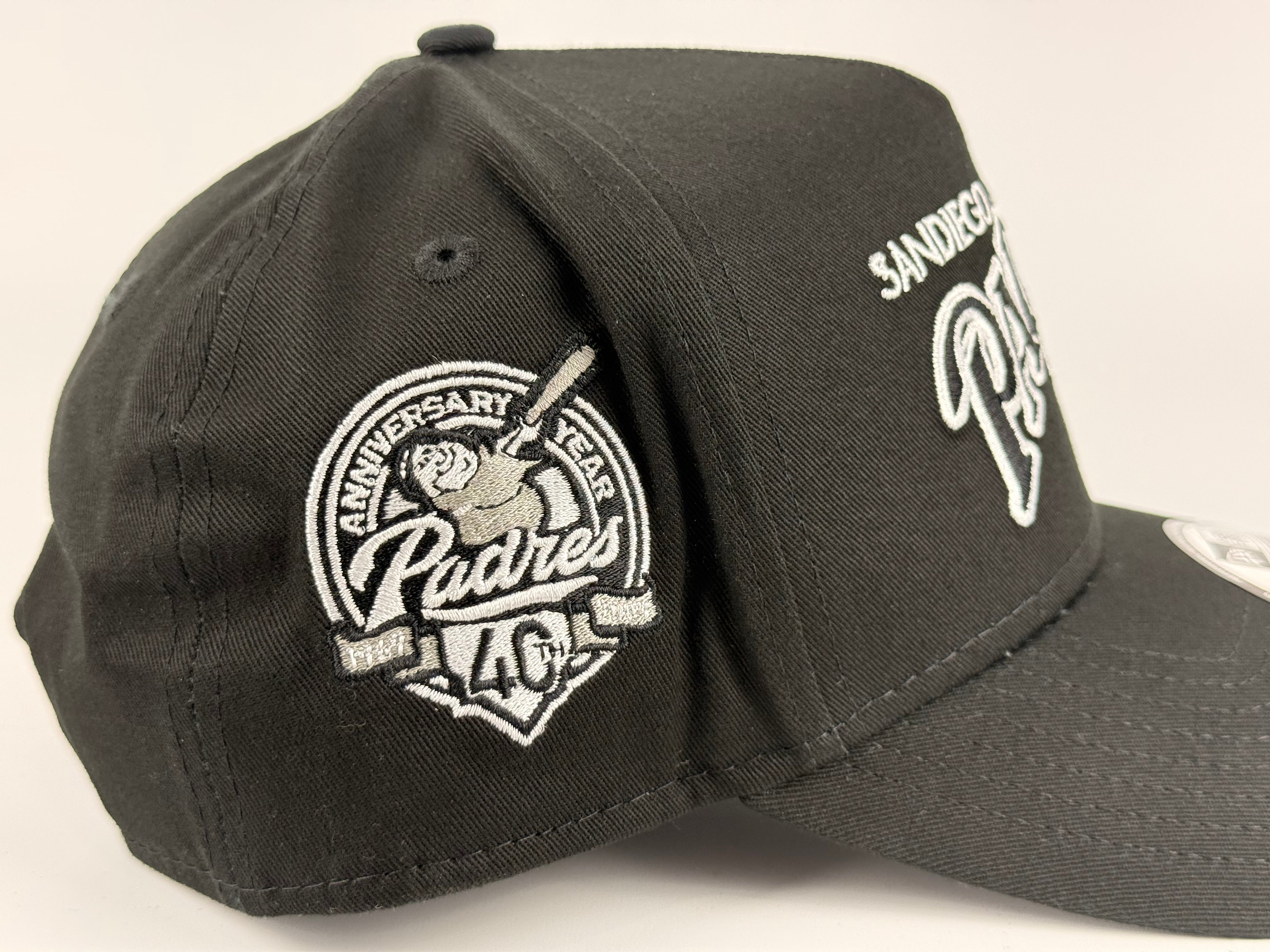 San Diego Padres Baseball Club New Era 940 A-Frame Snapback Black