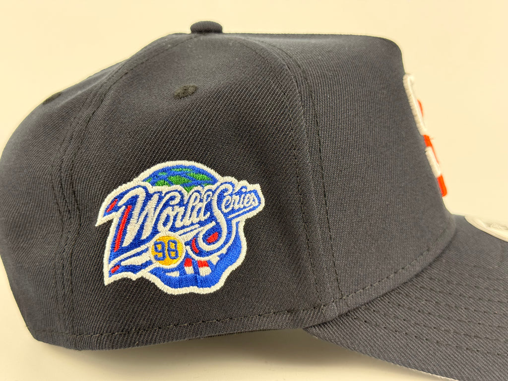 San Diego Padres New Era 940 A-Frame Snapback 1998 WS Side Patch Navy Blue