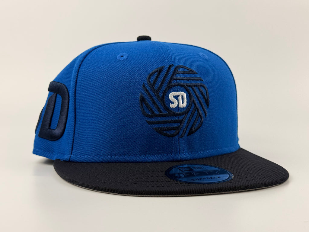 San Diego FC New Era Cap 950 Snapback Hat Blue/Back