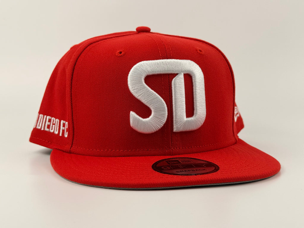San Diego FC New Era Cap 950 Snapback Hat Red