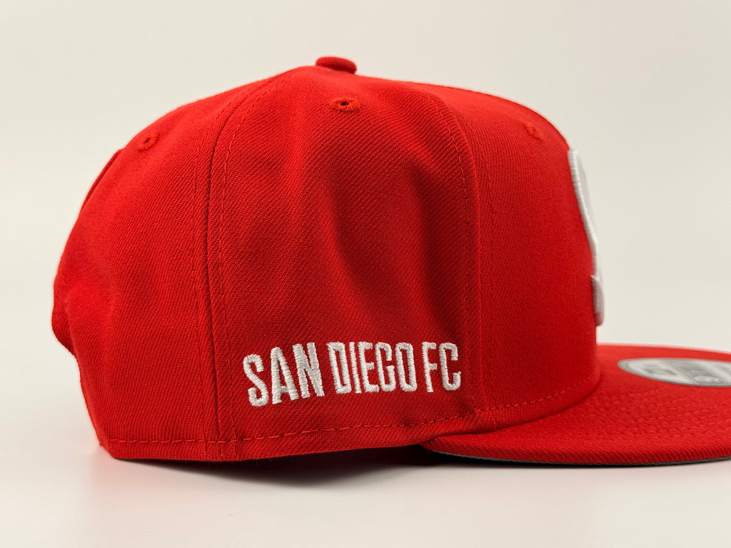 San Diego FC New Era Cap 950 Snapback Hat Red