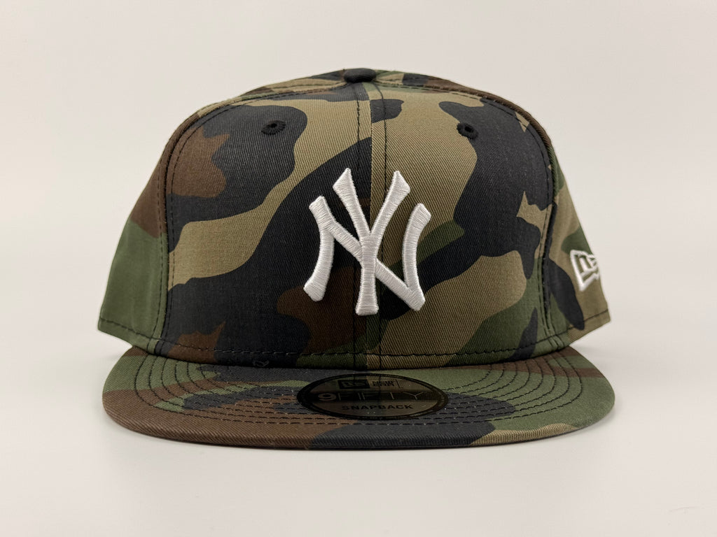 New York Yankees New Era Cap 950 Snapback Hat Camo/Camouflage
