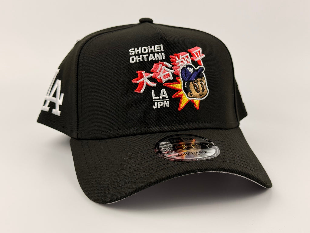 Los Angeles Dodgers Shohei Ohtani New Era Cap 940 A Frame Adjustable Hat Black