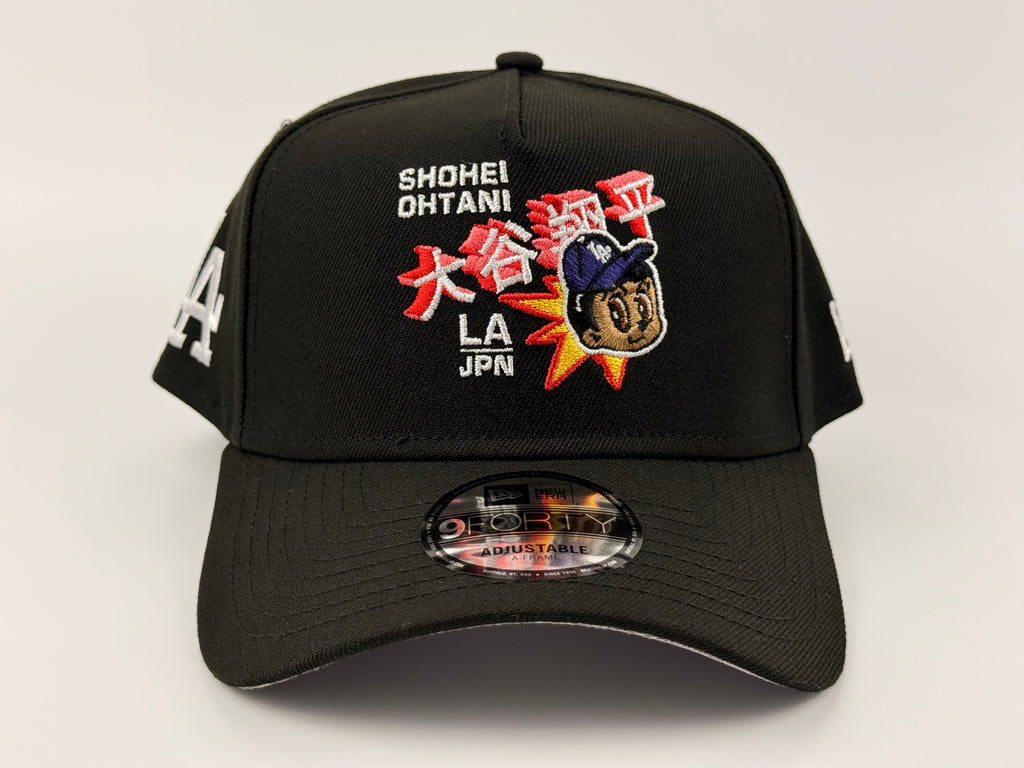 Los Angeles Dodgers Shohei Ohtani New Era Cap 940 A Frame Adjustable Hat Black