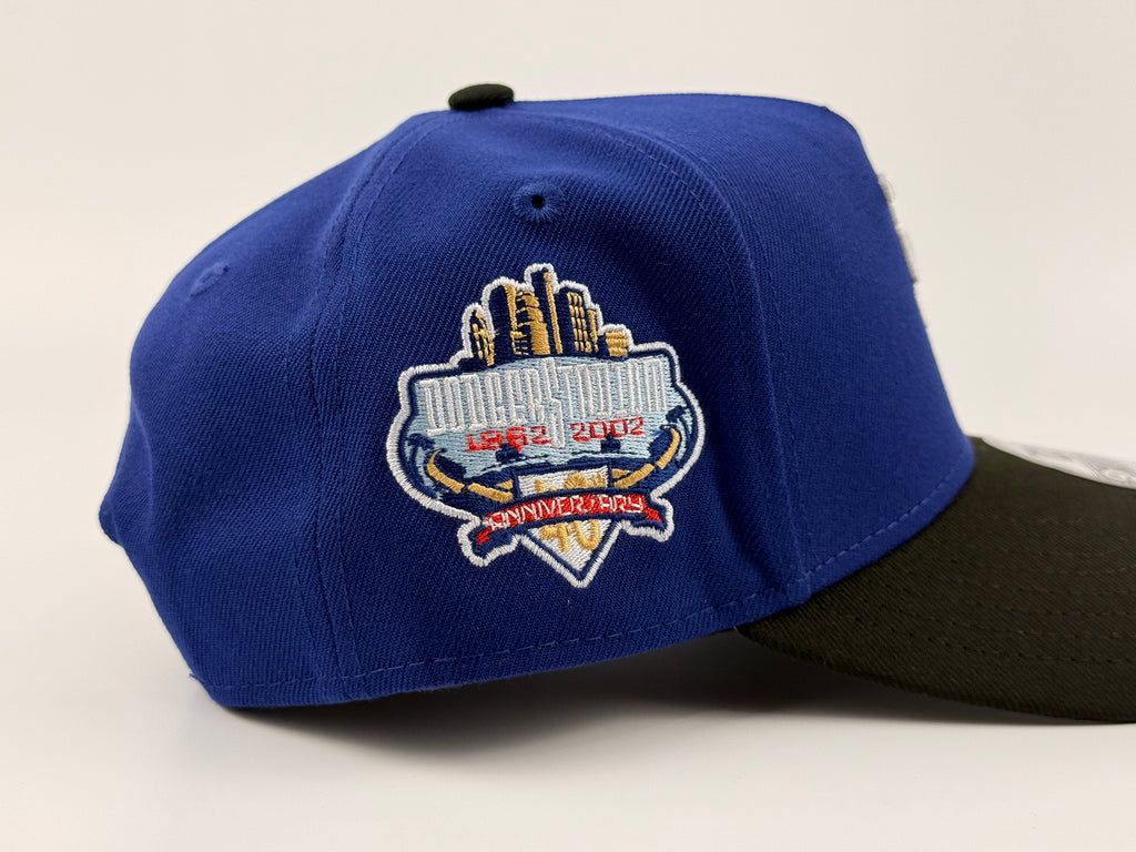 Los Angeles Dodgers Upside Down LA New Era Cap 940 A Frame Adjustable Hat Blue/Black