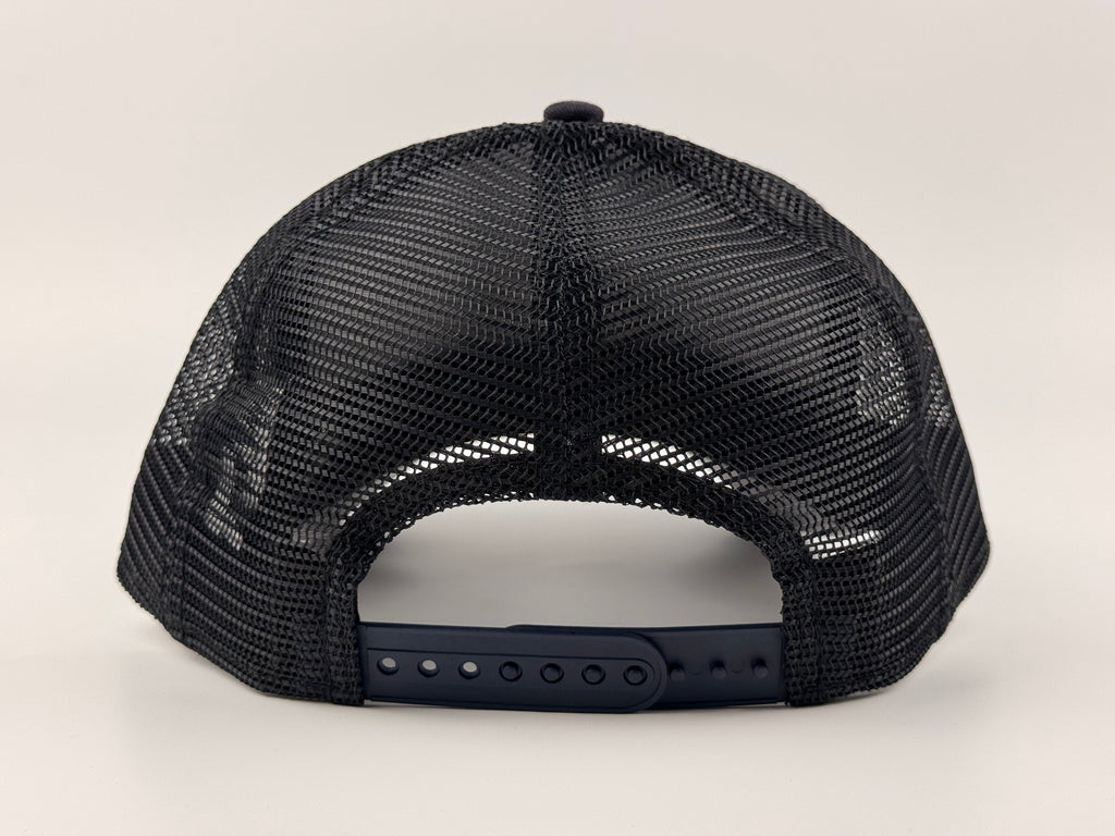 San Diego Padres Trucker Mesh 940 A Frame Adjustable Hat Navy Blue